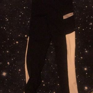 Black and white leggings